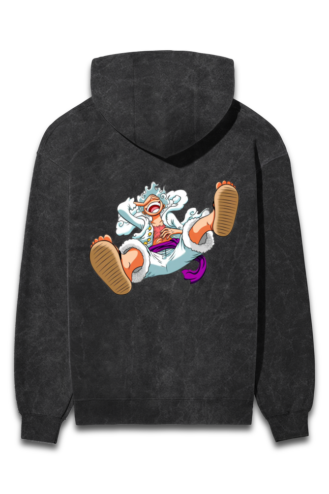 Luffy Gear 5 Acid Wash Hoodie