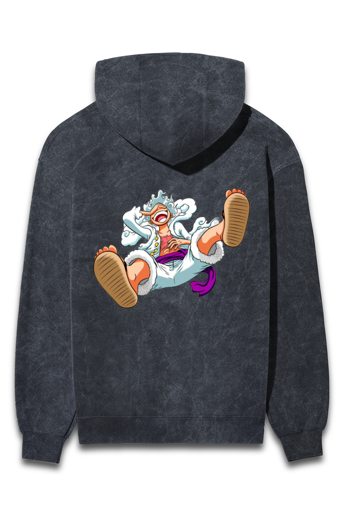 Luffy Gear 5 Acid Wash Hoodie