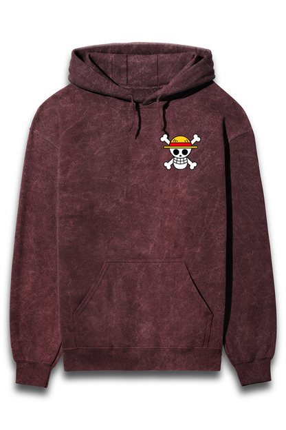 Luffy Gear 5 Acid Wash Hoodie