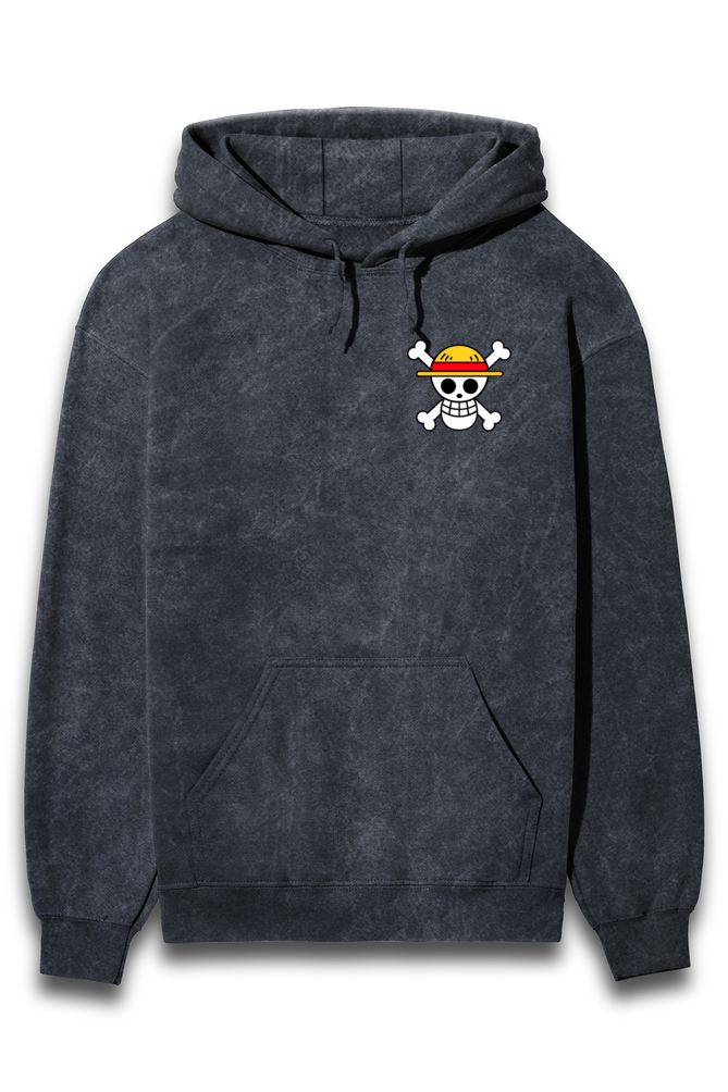 Luffy Gear 5 Acid Wash Hoodie
