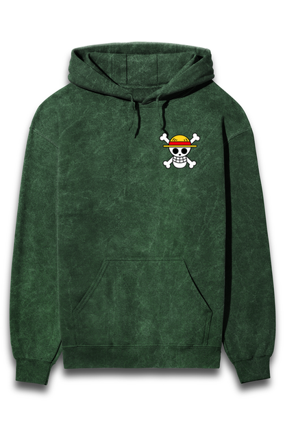 Luffy Gear 5 Acid Wash Hoodie