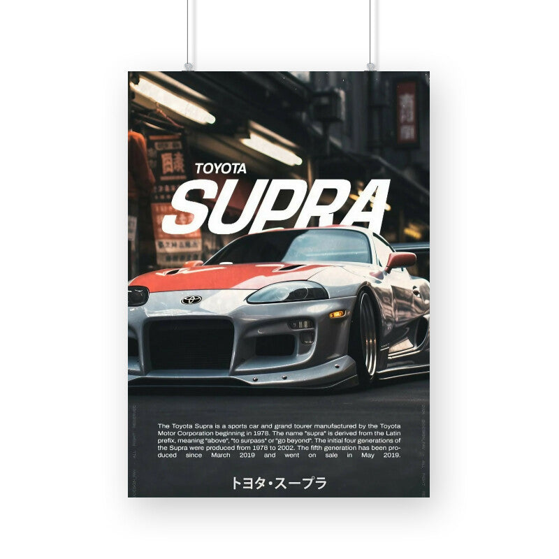 Toyota Supra Poster