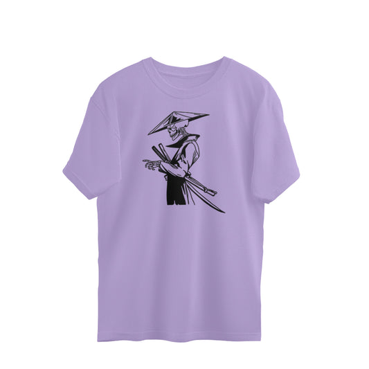Skeleton Samurai Oversized Tee